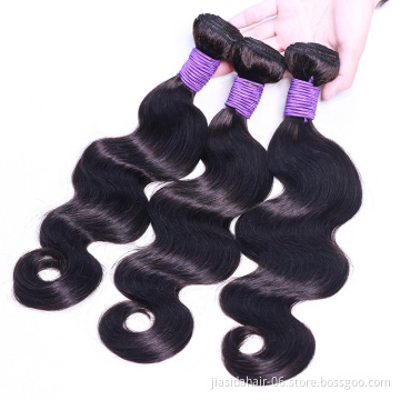Human Hair Extension body wave bundles virgin hair grade 10a brazilian  human full thick 10-24 inches